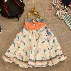 Wildflowers mermaid dress